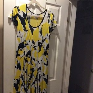 Colorful yellow dress